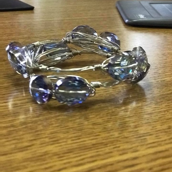 bourbon & boweties inspired wire wrapped bracelet - Picture 2 of 3